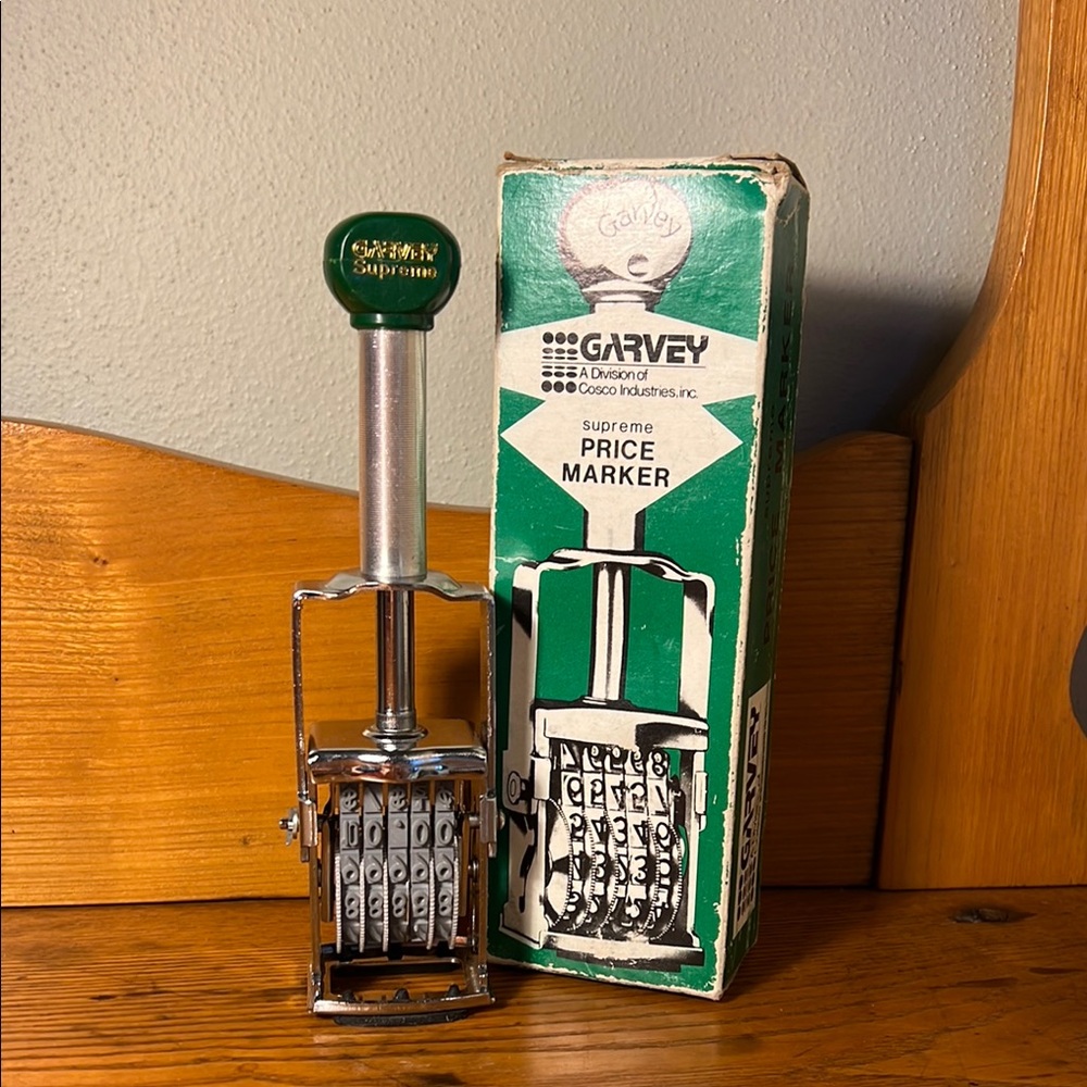 Garvey Supreme Price Marker NWT